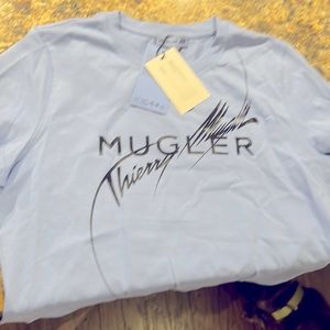 H&am x Mugler printed fitted t-shirt